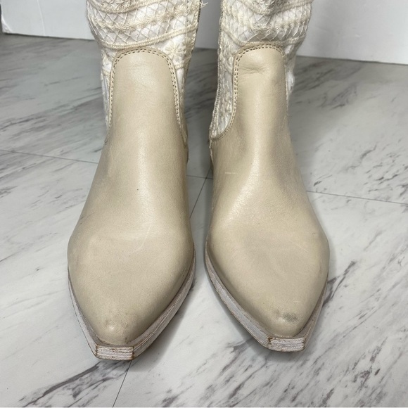 Free People Bren Crochet Slouch Tall Boot 37 - Picture 12 of 14